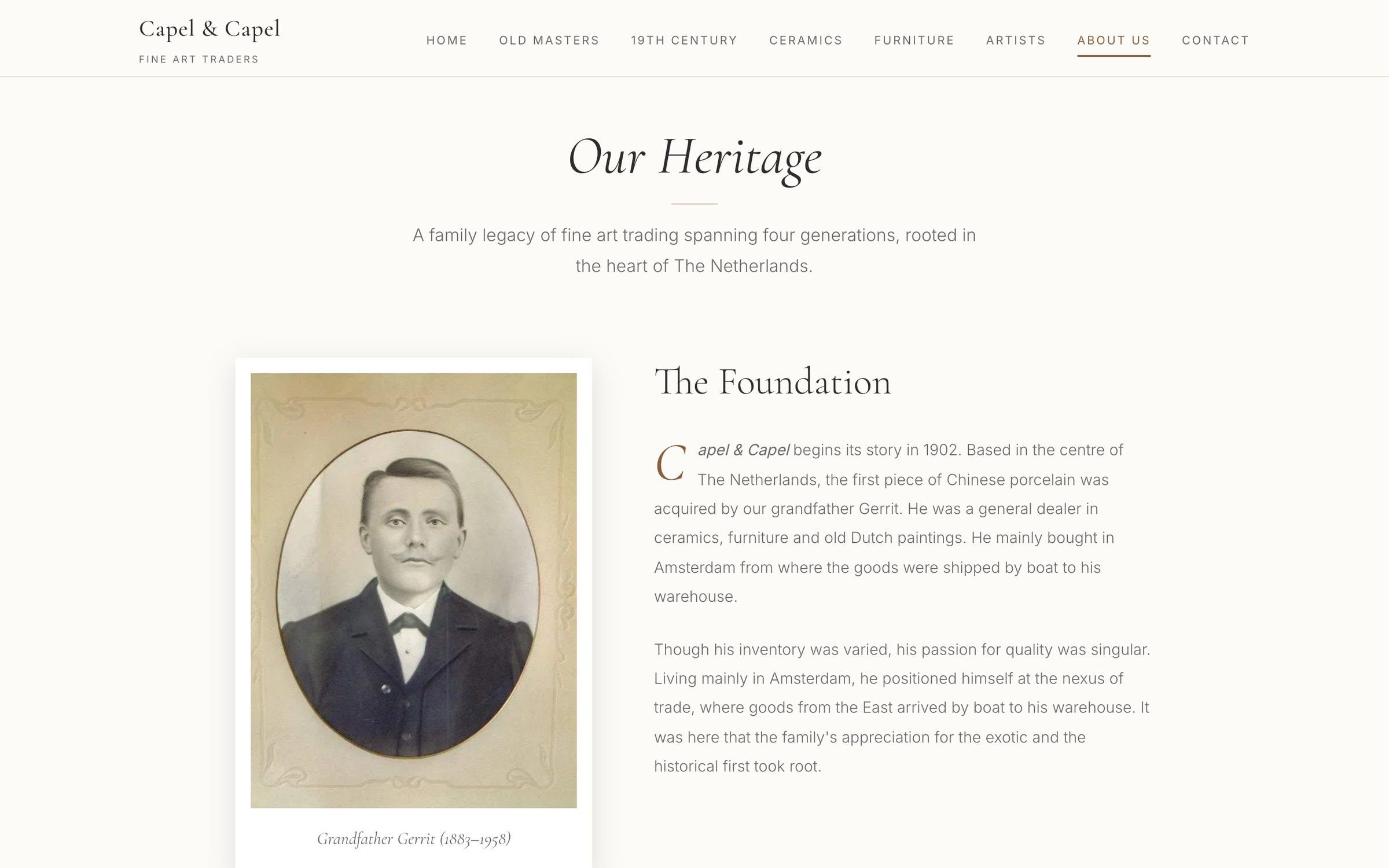 Capel & Capel: Vier generaties familiegeschiedenis