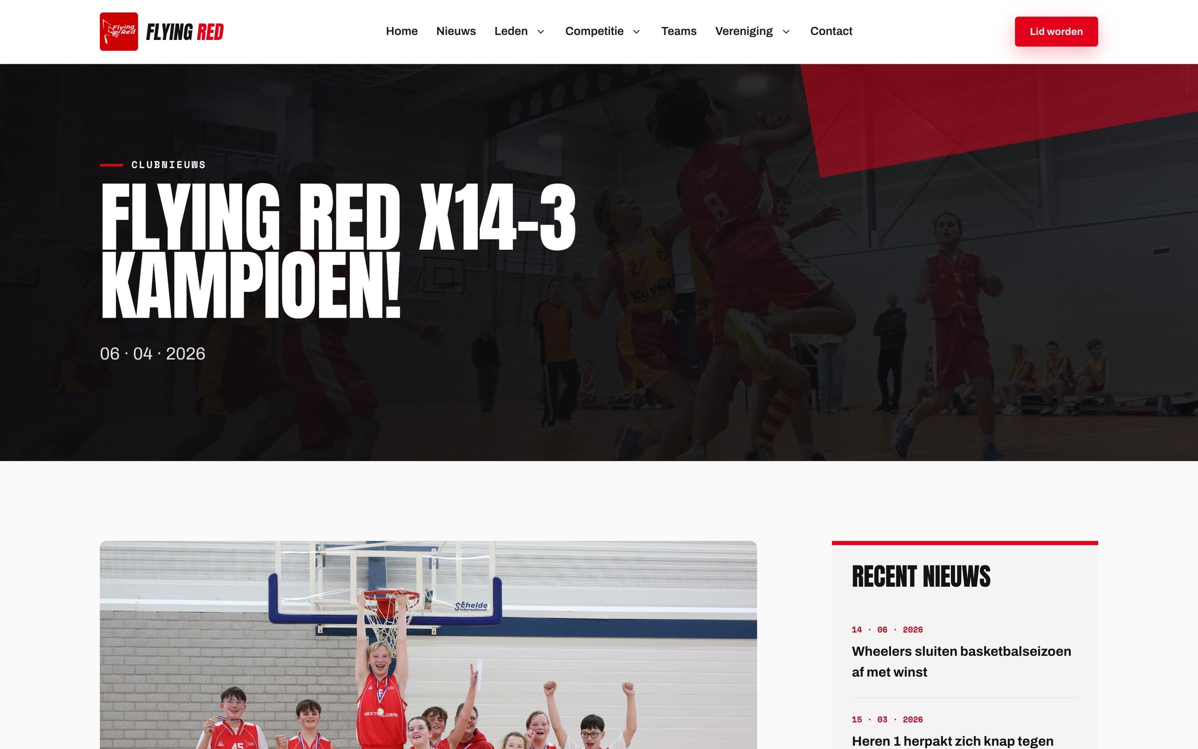 Flying Red: Een nieuwsbericht