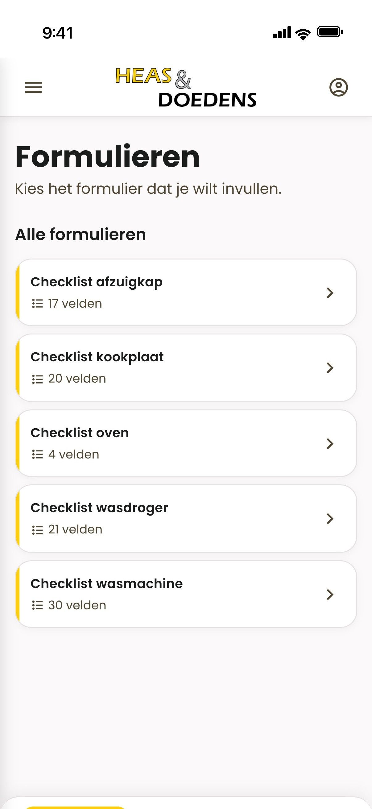 ServicePortal: Formulieren, een checklist ingevuld via QR, en de historie (1 van 3)