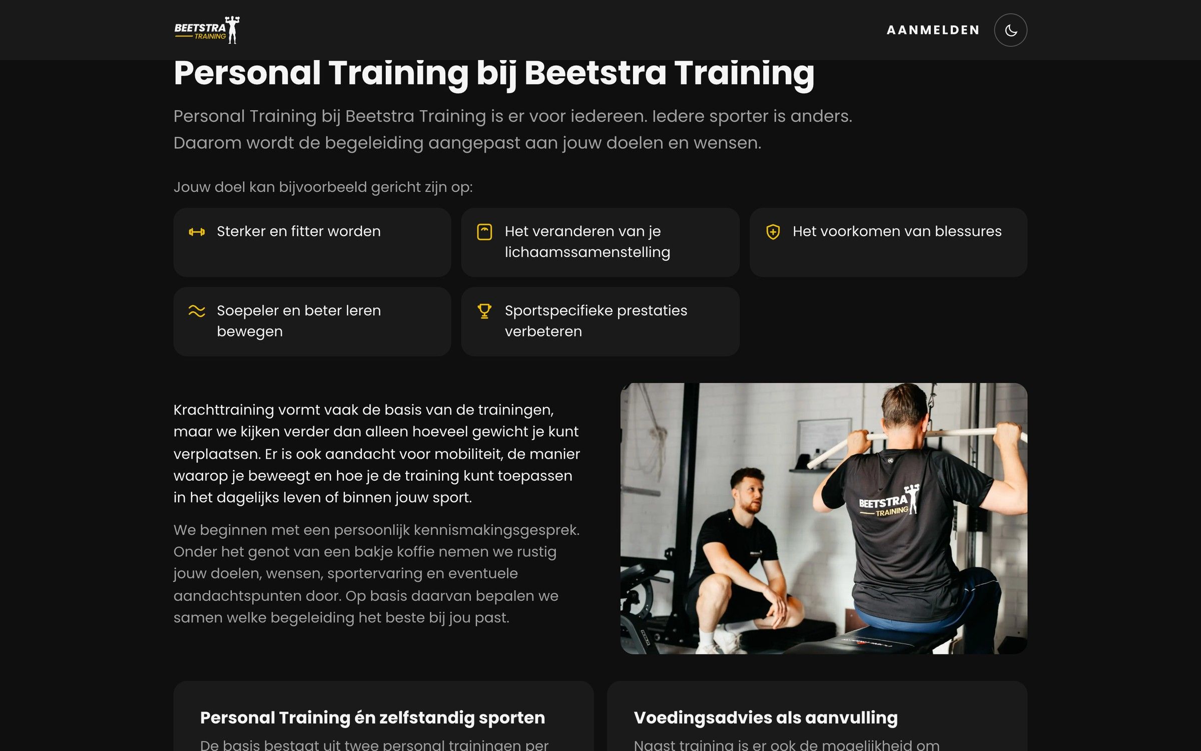 Beetstra Training: Personal training