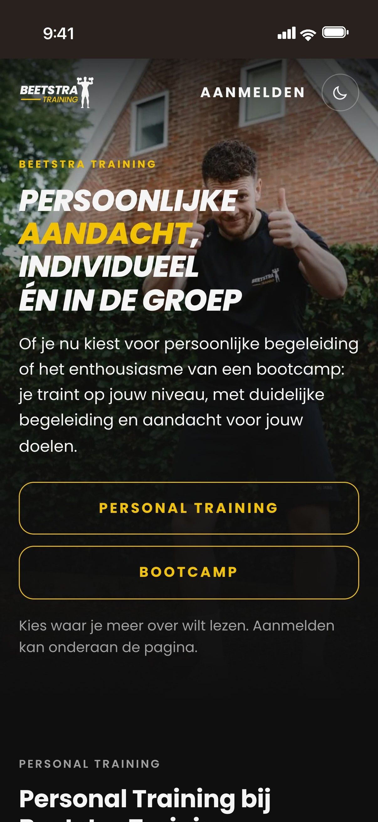 Beetstra Training: beetstratraining.nl, mobiel
