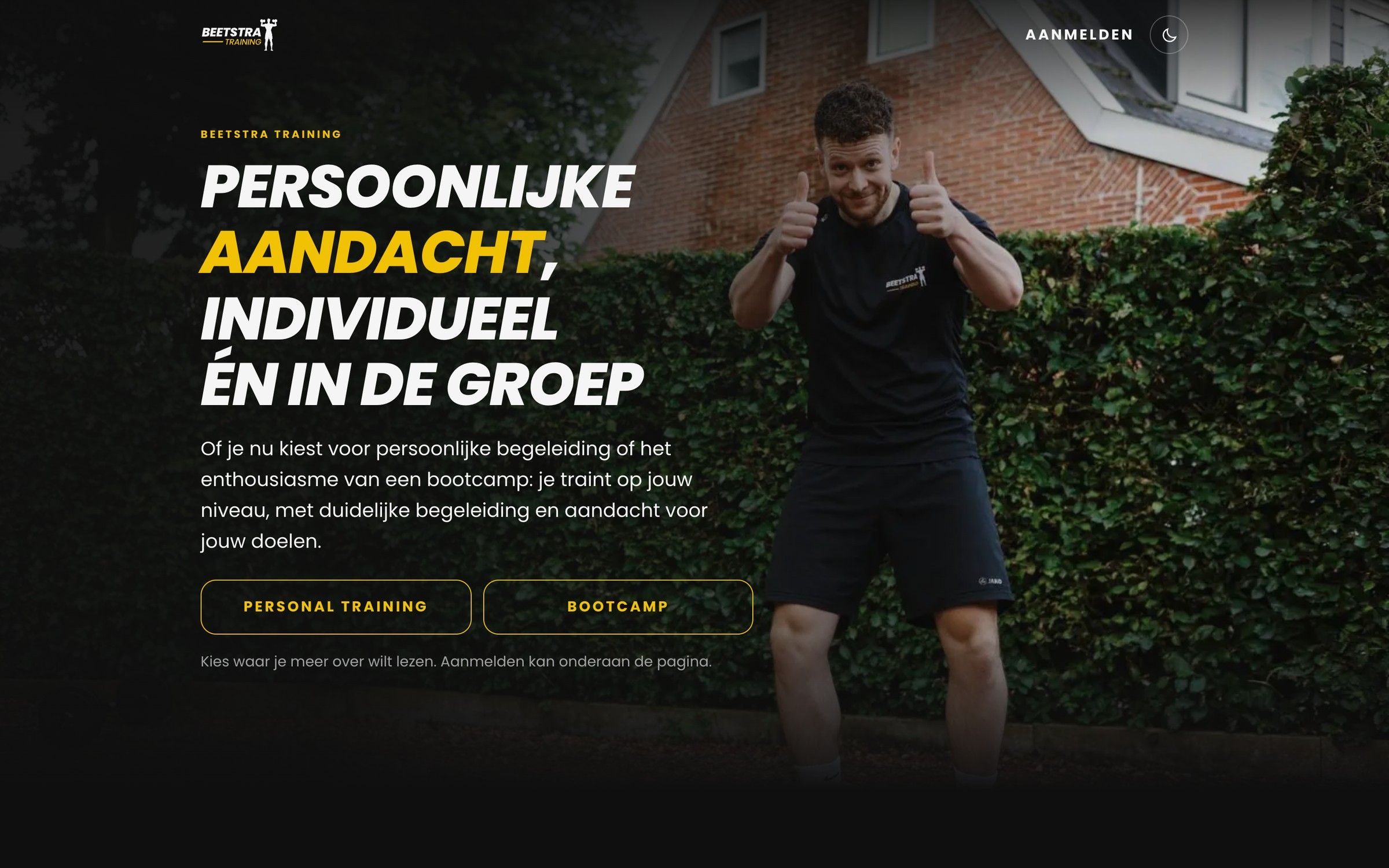 Beetstra Training: beetstratraining.nl, desktop